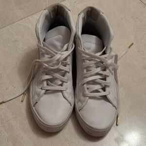 Adidas White Women's Low-Top Leather Sneakers